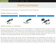 Tablet Screenshot of elektroschaber.org